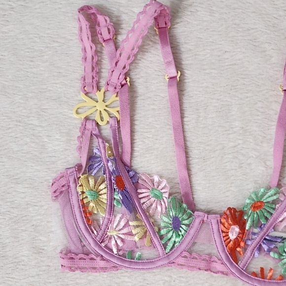 New!For Love and Lemons Gia Underwire Bra - Picture 9 of 15
